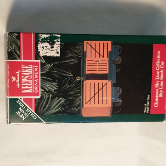 1992 Hallmark train car from the skyline collection car 3 of 4 Cast Metal - Picture 5 of 6